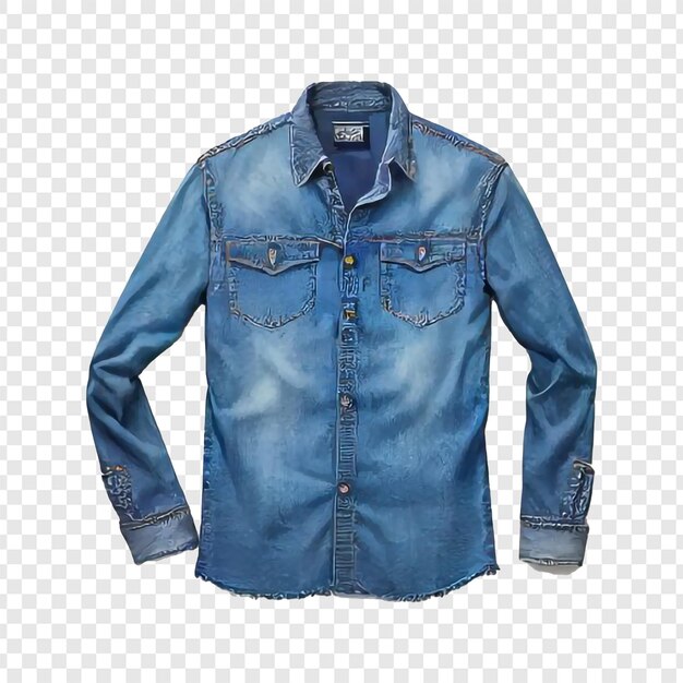 PSD jeans camicia blu nero trasparente vestiti png