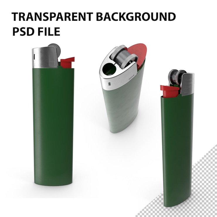 PSD jednorazowa plastikowa zapalniczka gazowa generic png