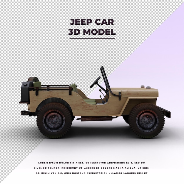 PSD jeep car