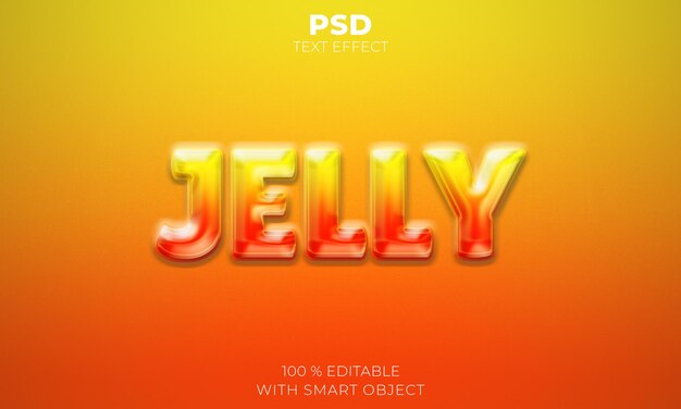 Jelly 3d-teksteffect