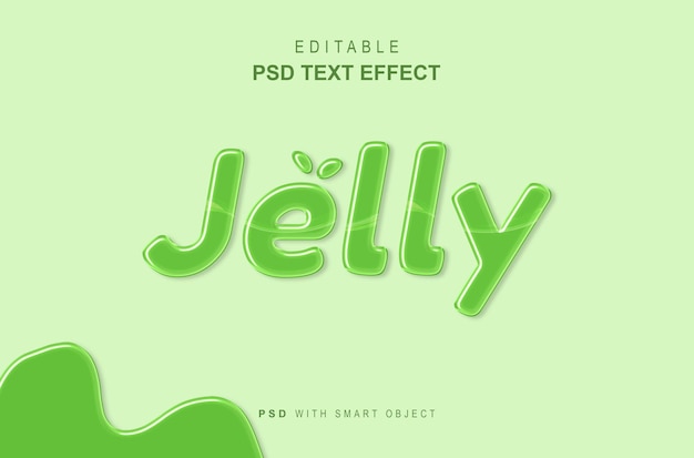 Jelly 3d-teksteffect