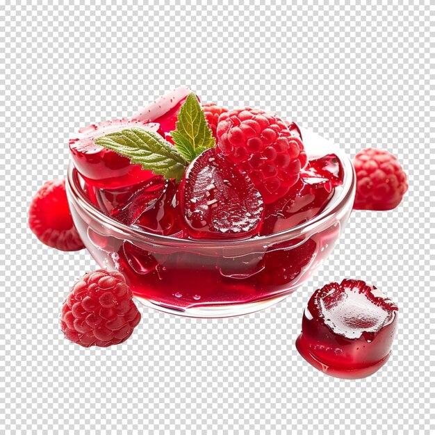 PSD jelly isolated on transparent background jelly day