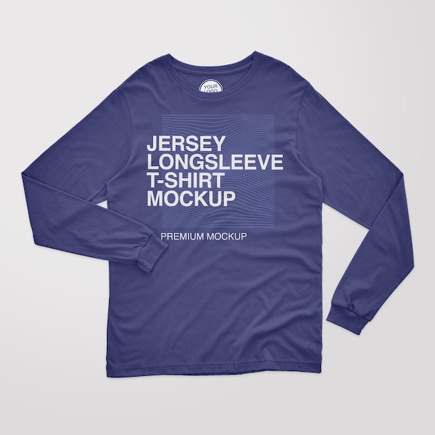 Jersey Longsleeve TShirt Mockup