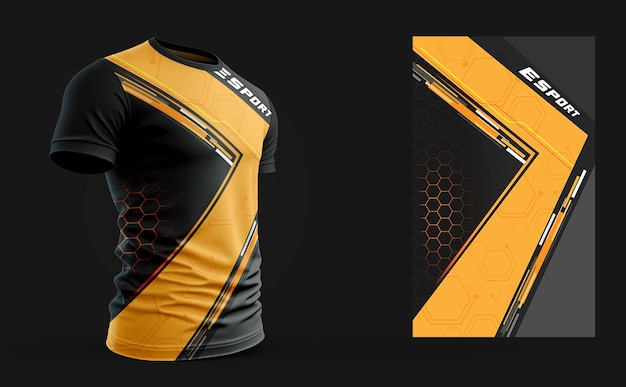 Jersey sport , esport gaming, t shirt template, jersey mockup.