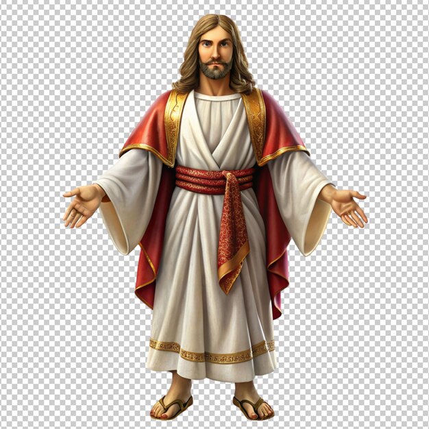 PSD jesus crises on transparent background