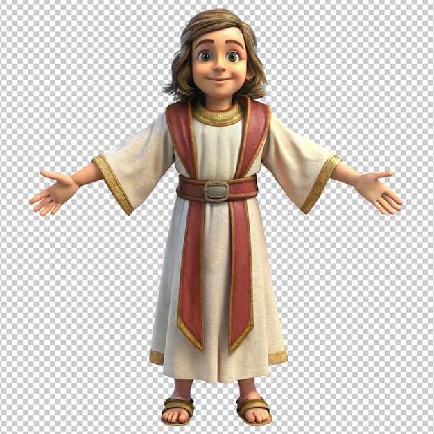 PSD jesus crises on transparent background