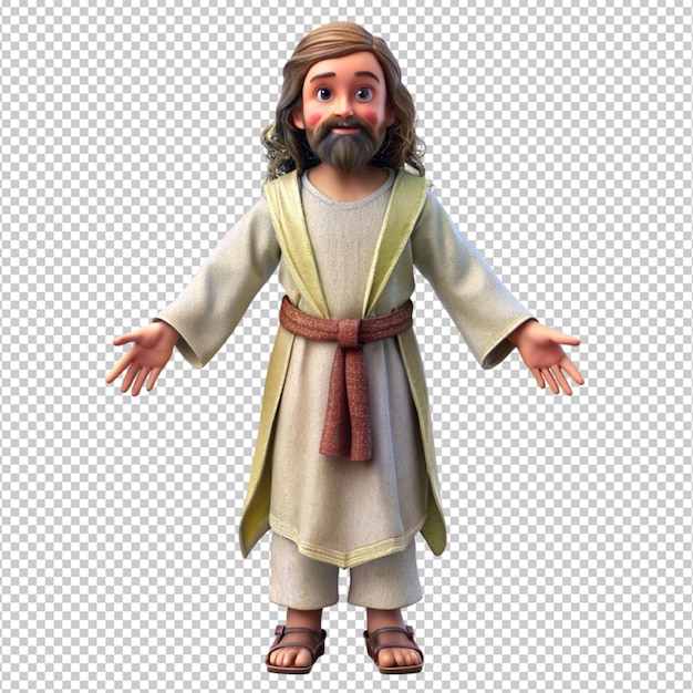 PSD jesus crises on transparent background