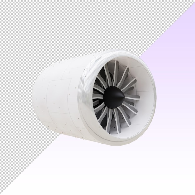 PSD jet engine isolated