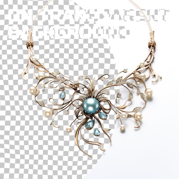 PSD jewelry accessory isolated on transparent background