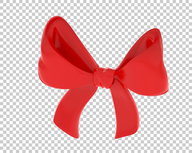 Jewelry bow isolated on background 3d rendering illustration