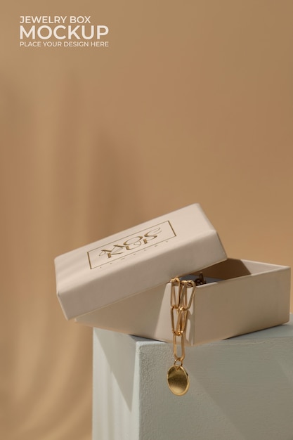 PSD jewelry box mockup