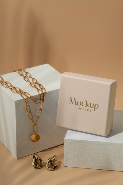 Jewelry box mockup