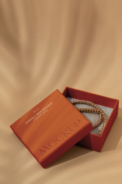Jewelry box mockup
