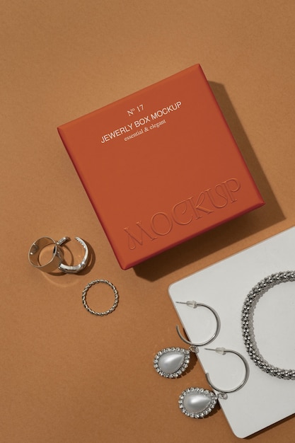 PSD jewelry box mockup