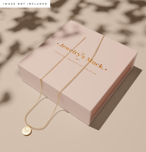 PSD jewelry box mockup