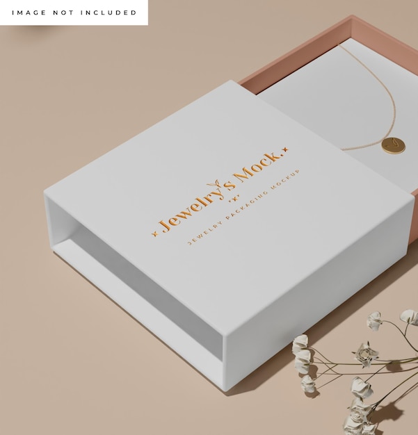 Jewelry box mockup