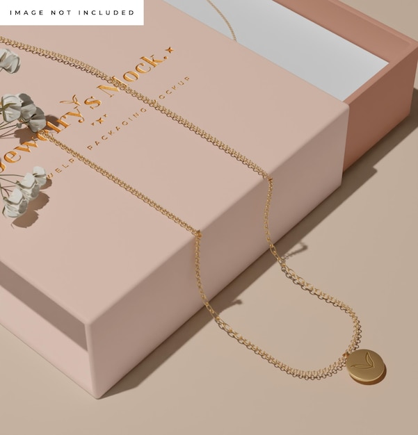 Jewelry box mockup