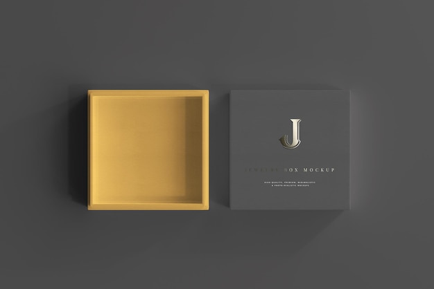 Jewelry or gift box mockup