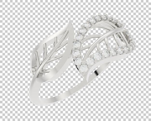 PSD jewelry isolated on background 3d rendering illustration