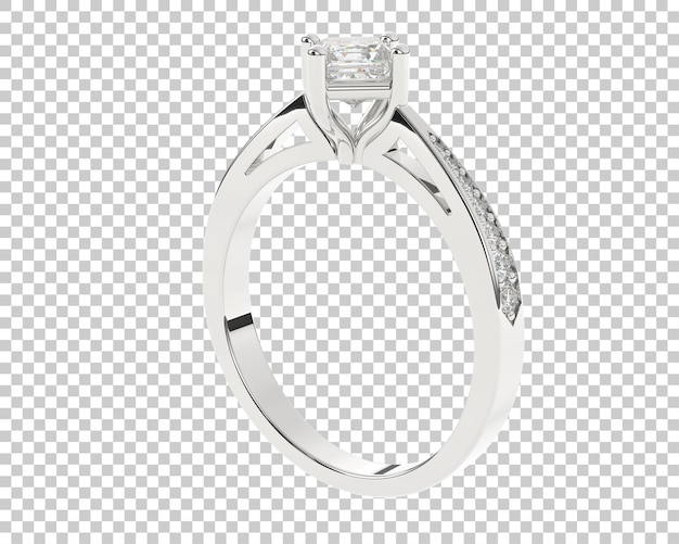 PSD jewelry isolated on background 3d rendering illustration