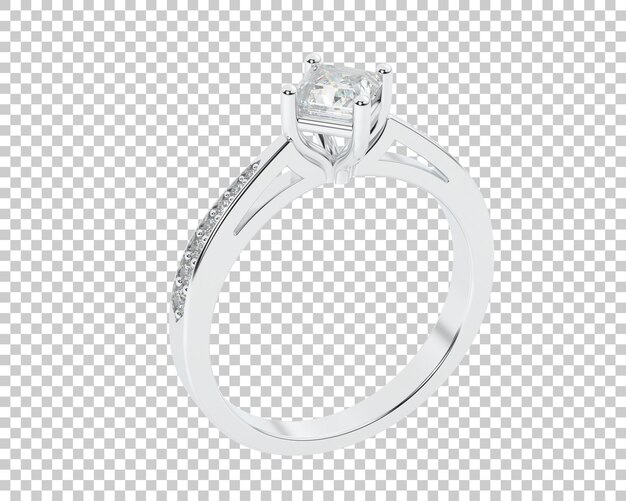 PSD jewelry isolated on background 3d rendering illustration