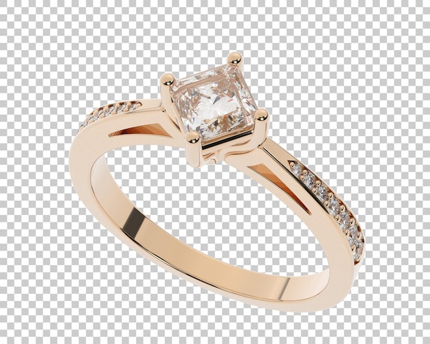 PSD jewelry isolated on background 3d rendering illustration