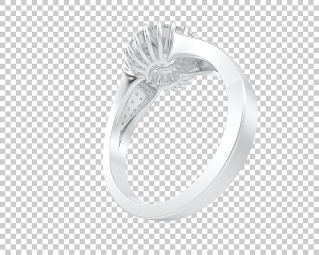 PSD jewelry isolated on background 3d rendering illustration