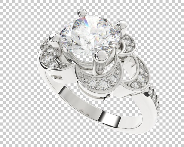 PSD jewelry isolated on background 3d rendering illustration