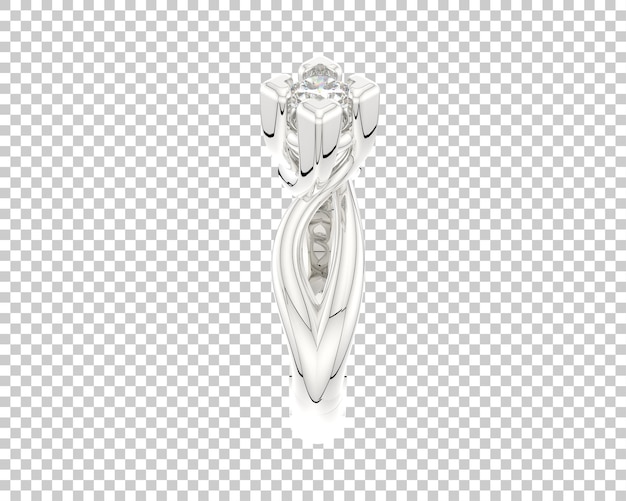 PSD jewelry isolated on background 3d rendering illustration