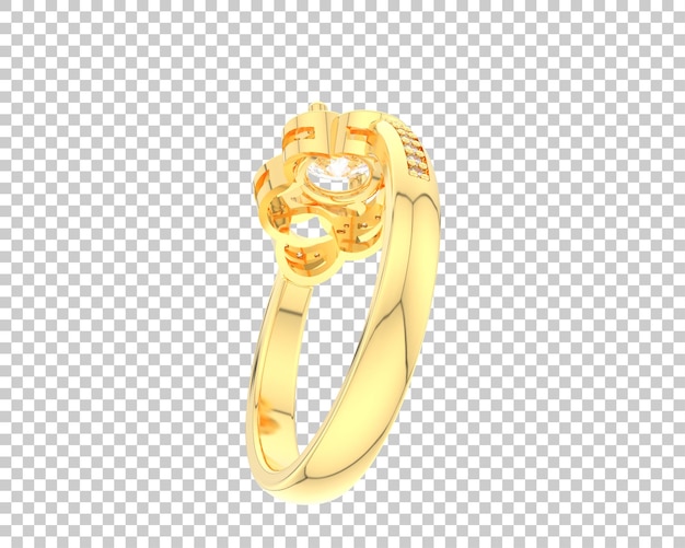 Jewelry isolated on background 3d rendering illustration