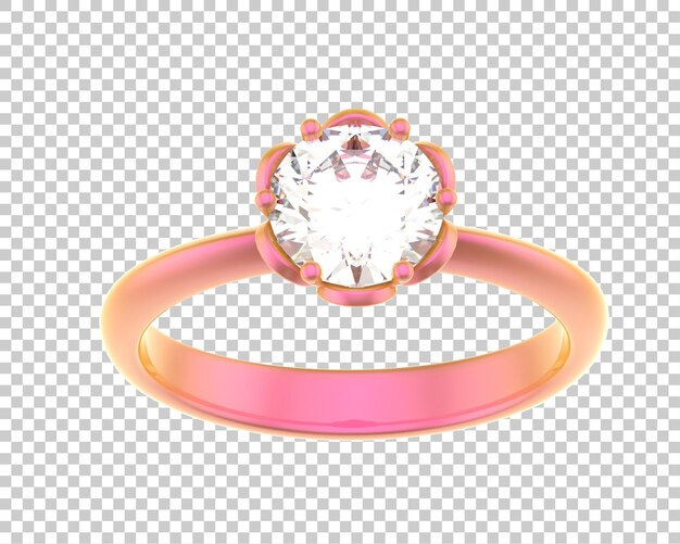 Jewelry isolated on background 3d rendering illustration