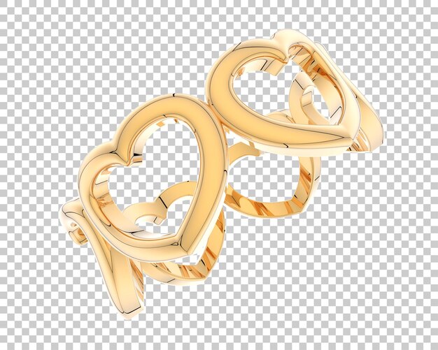 Jewelry isolated on background 3d rendering illustration