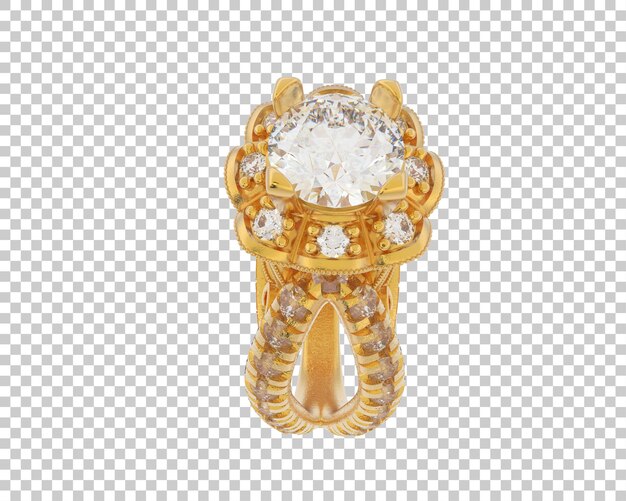 PSD jewelry isolated on background 3d rendering illustration