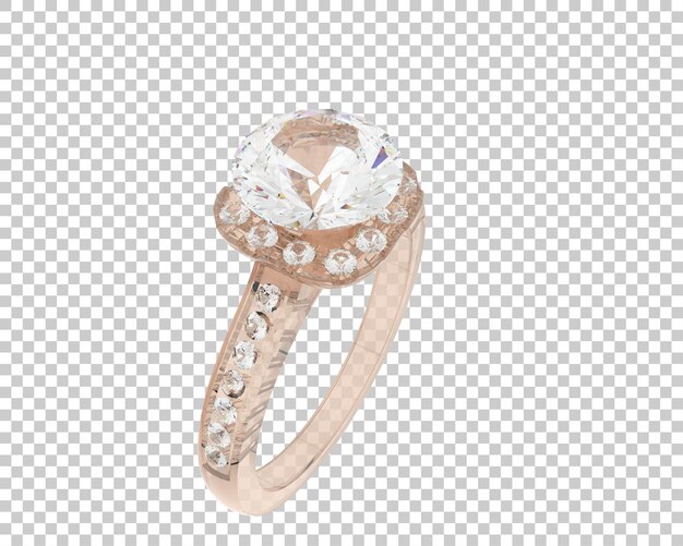 Jewelry isolated on background 3d rendering illustration