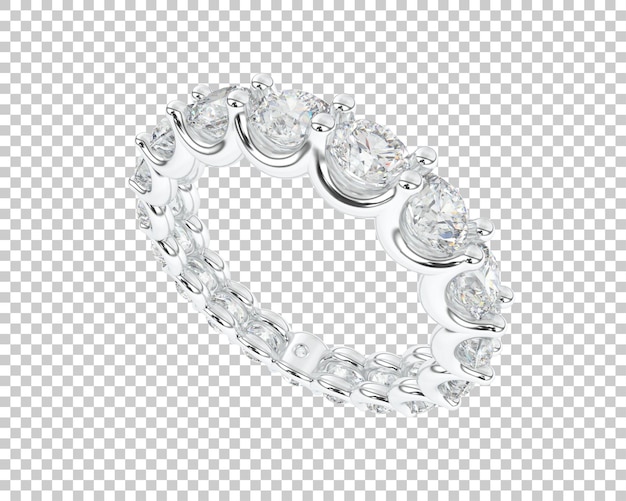 Jewelry isolated on background 3d rendering illustration