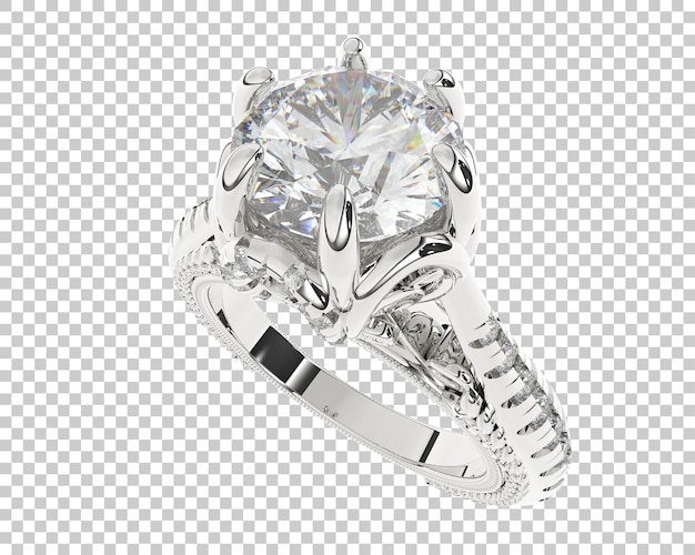 배경에 고립 된 보석 3d 렌더링 일러스트레이션