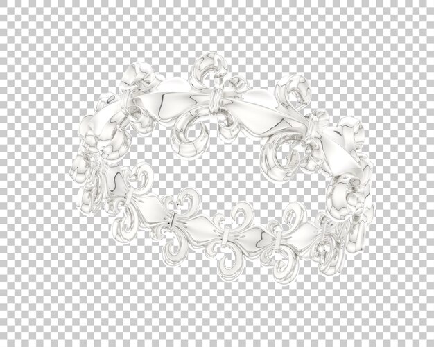 Jewelry isolated on background 3d rendering illustration