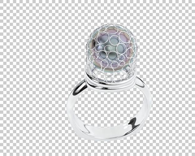 Jewelry isolated on background 3d rendering illustration