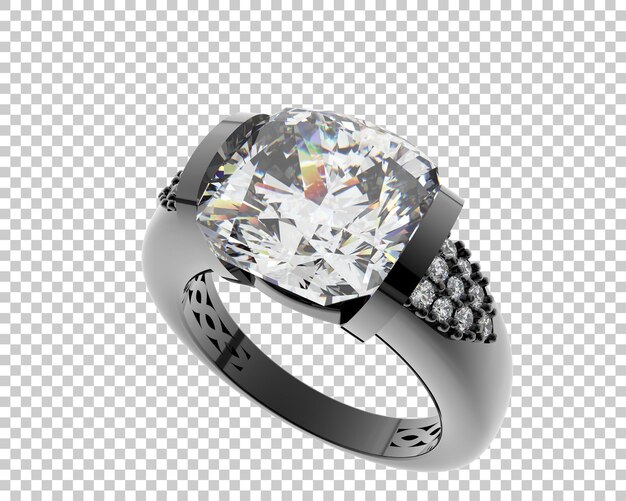 PSD jewelry isolated on background 3d rendering illustration