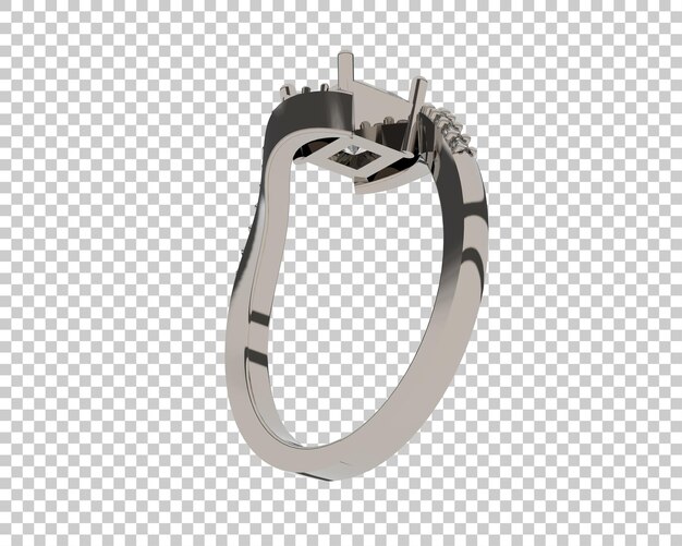 Jewelry isolated on background 3d rendering illustration