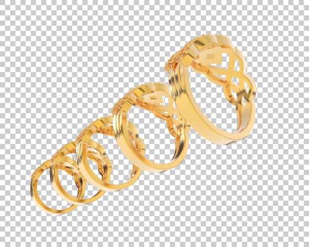 jewelry isolated on background 3d rendering illustration