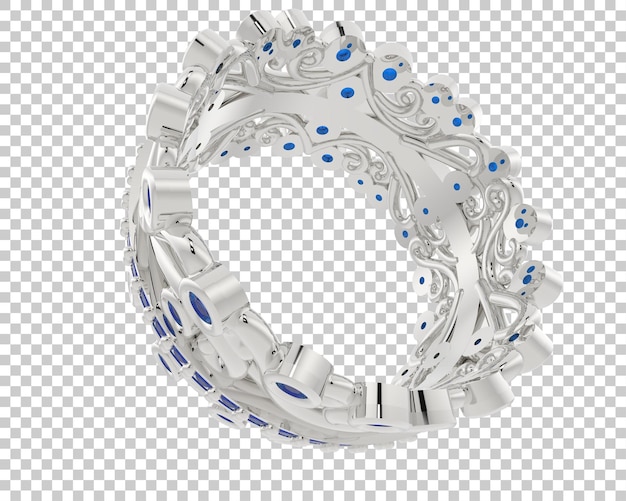 Jewelry isolated on background 3d rendering illustration