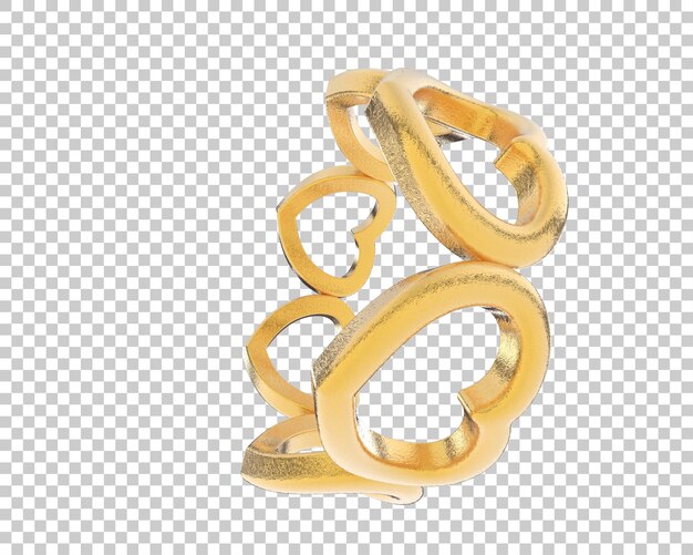 jewelry isolated on background 3d rendering illustration