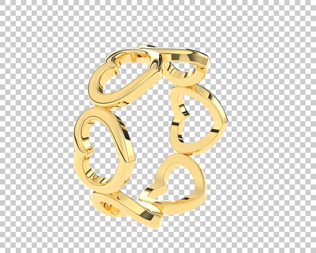 jewelry isolated on background 3d rendering illustration