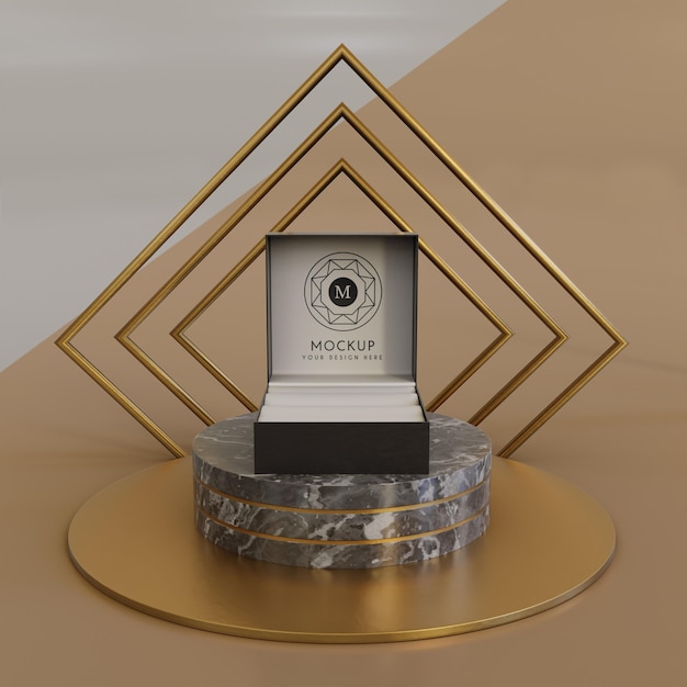 jewelry packaging display mock up