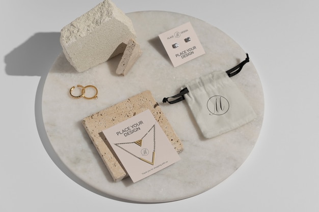 PSD jewelry packaging mockup