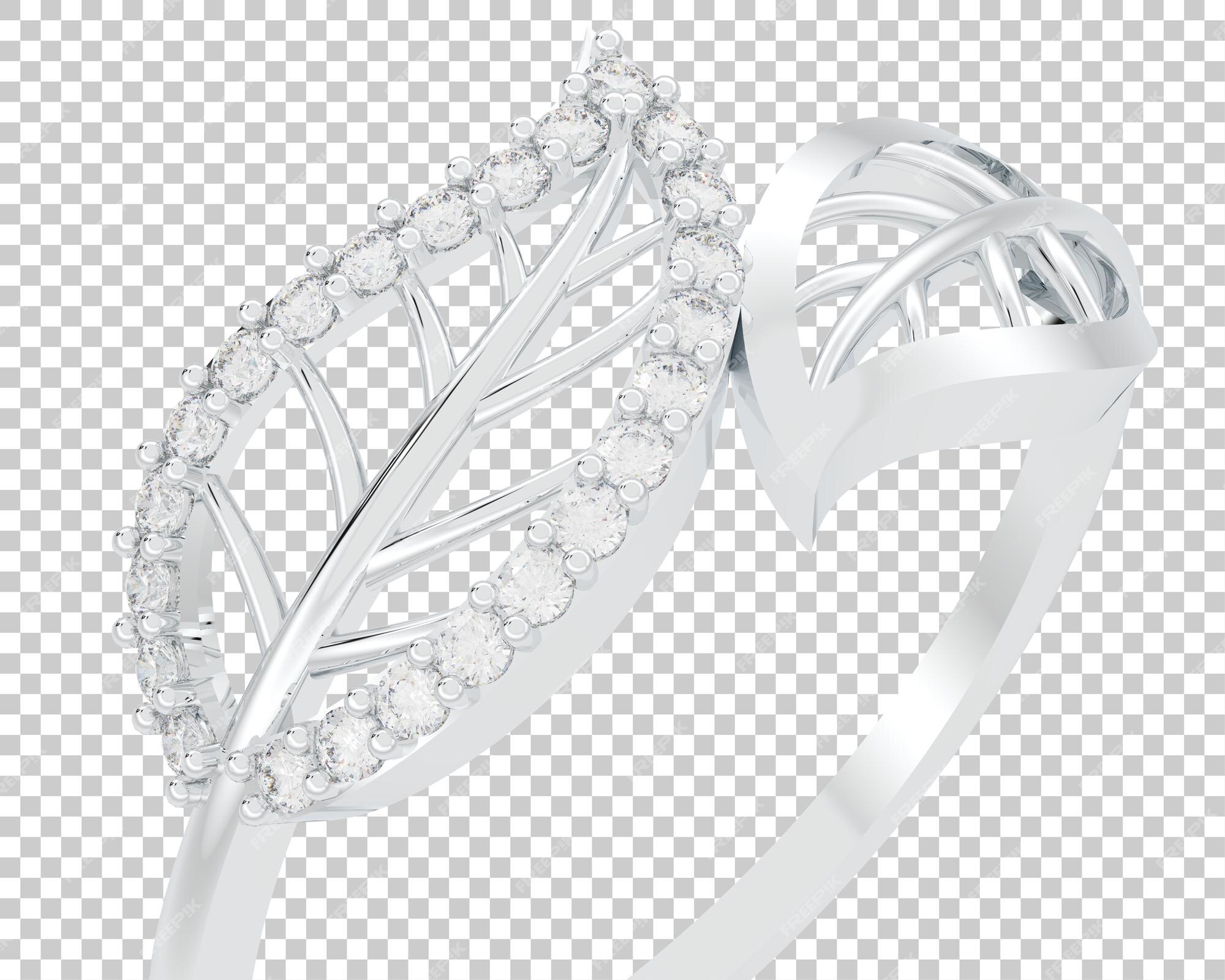 Premium PSD | Jewelry on transparent background 3d rendering illustration