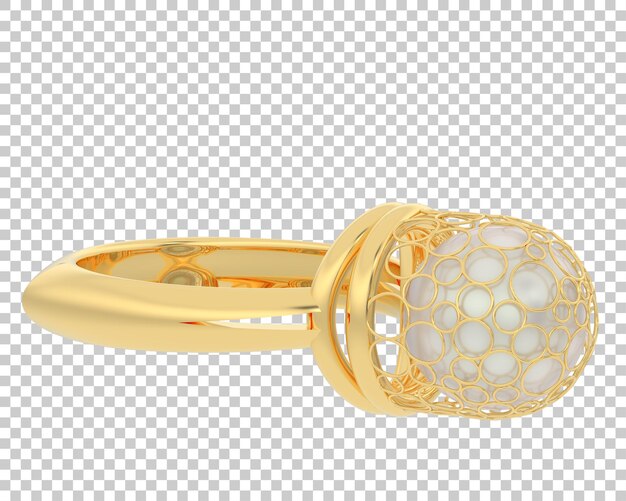 PSD jewelry on transparent background 3d rendering illustration