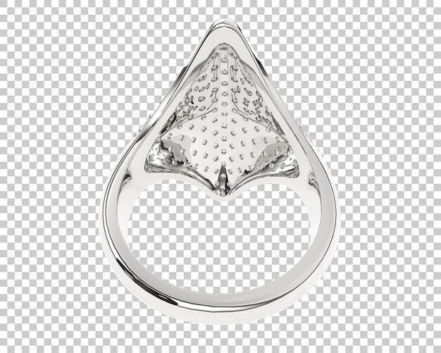 Jewelry on transparent background 3d rendering illustration