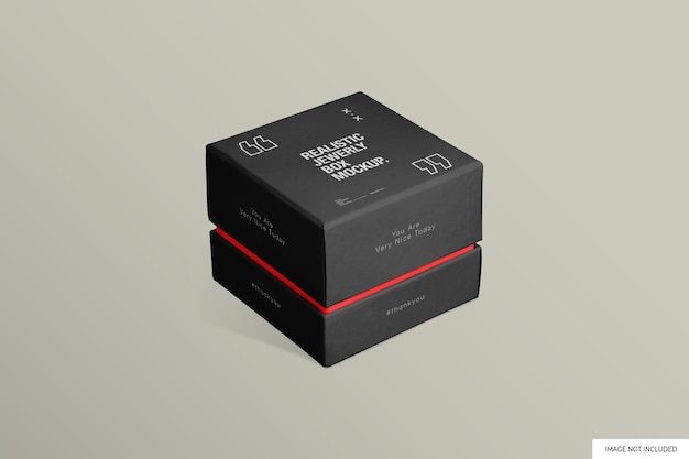 PSD jewerly box mockup